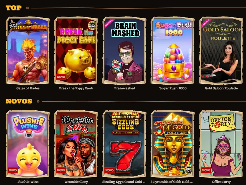 DazardBet Casino Jogos